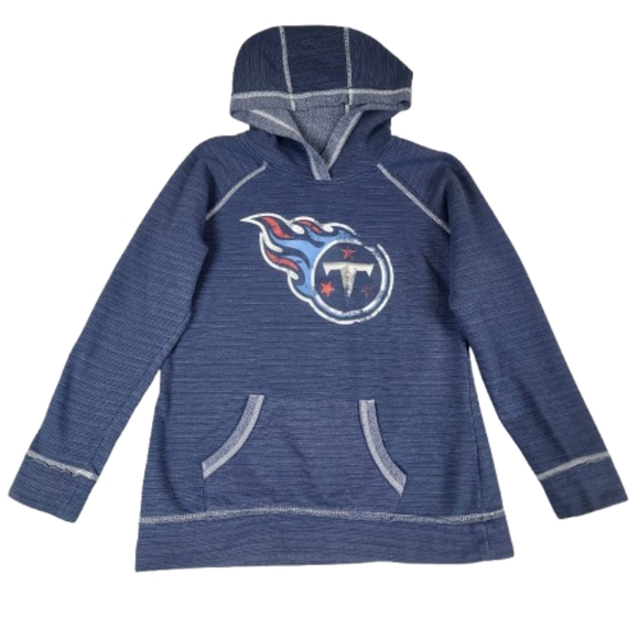 NFL Team Apparel Womens Tennessee Titans Hoodie Womens Large Kangaroo Pocket - Picture 1 of 9